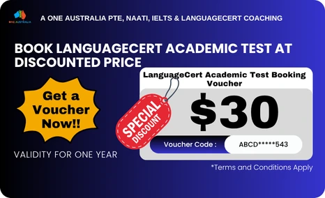 LanguageCert academic test discount
